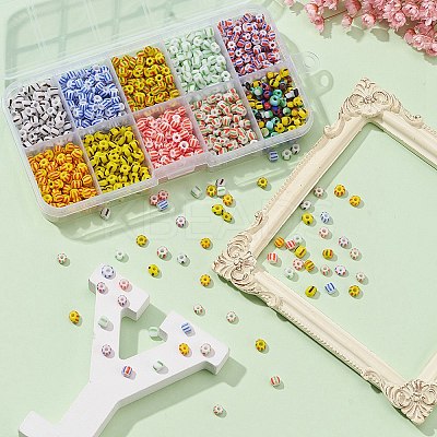 130G 10 Style Opaque Colours Seep 6/0 Glass Seed Beads SEED-YW0002-42-1