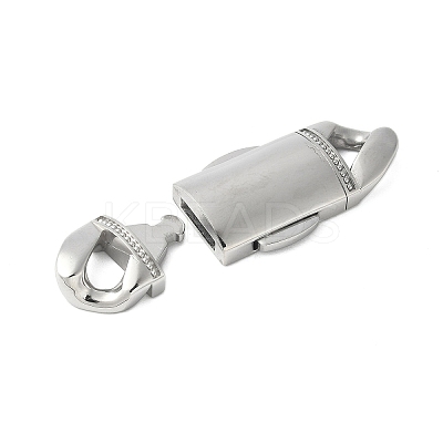 316 Surgical Stainless Steel Bayonet Clasps STAS-H234-09P-1