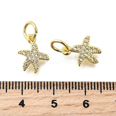 Brass Micro Pave Cubic Zirconia Pendants KK-K300-11G-1