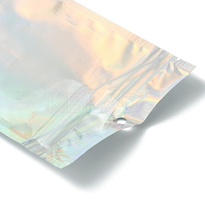 Rectangle Zip Top Plastic Glitter Holographic Bags OPP-YW0001-03C-1