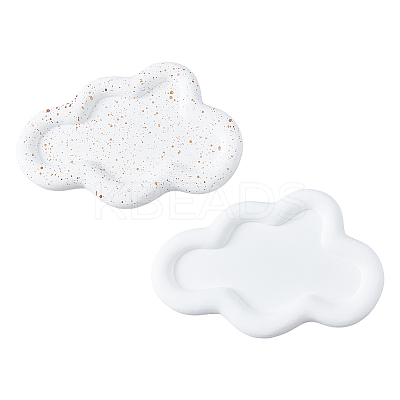 2Pcs 2 Colors Gesso Jewelry Plate DJEW-DC0001-04-1