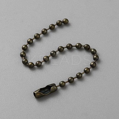 100Pcs Steel Ball Chains for Price Tag Chains FIND-SP0002-58AB-1