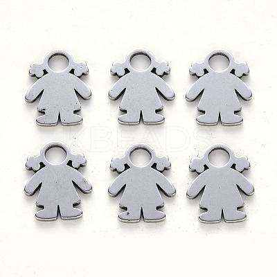 Tarnish Resistant 304 Stainless Steel Charms STAS-N092-24-1