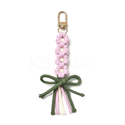 Cotton Pendant Decorations HJEW-TA00396-03-1
