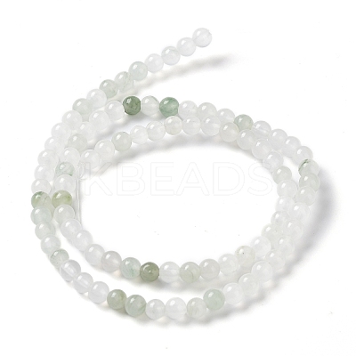 Natural Tianshan Cui Quartzite Beads Strands X-G-B046-01E-1