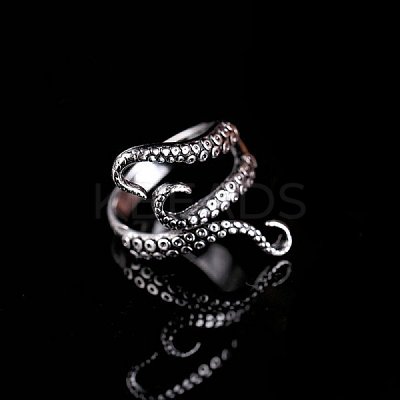 Alloy Adjustable Open Cuff Rings FS-WG8E8AD-02-1