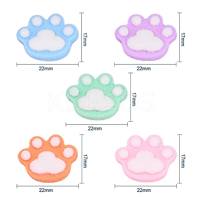Opaque Flatback Resin Cabochons Accessories RESI-CJ0001-127-1