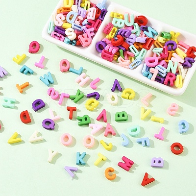 400Pcs 2Bags 2 Styles Opaque Resin Beads RESI-YW0005-30-1