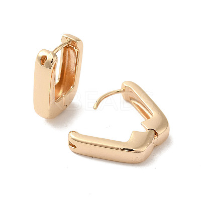 Brass Hoop Earrings for Women EJEW-P292-11D-G-1