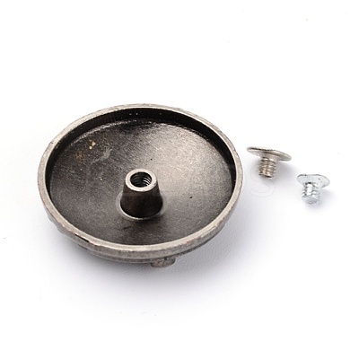 Alloy & Iron Craft Solid Screw Rivet PALLOY-WH0084-06EB-1
