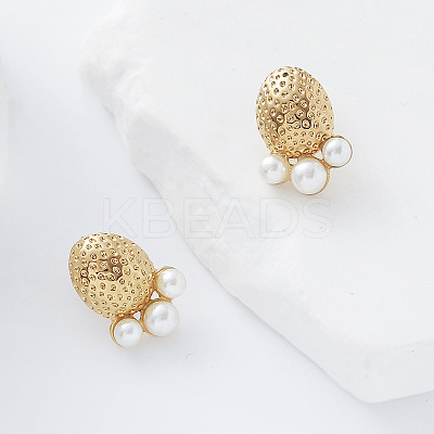 304 Stainless Steel Stud Earrings QF8613-1