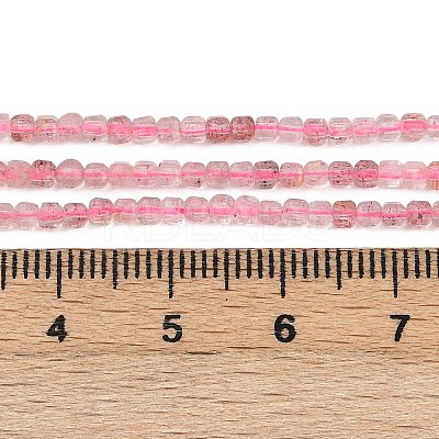 Natural Strawberry Quartz Beads Strands G-RM2025-C32-A-1