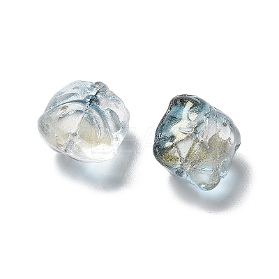 Baking Paint Transparent Glass Beads GLAA-C035-01A-1