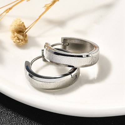 304 Stainless Steel Hoop Earrings for Women EJEW-C096-44P-1