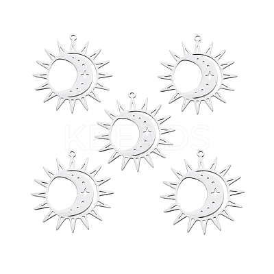 Non-Tarnish 201 Stainless Steel Pendants STAS-N090-LA901-1-1
