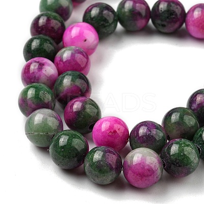 Jade Beads Strands G-D264-8mm-XH18-1