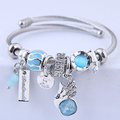 304 Stainless Steel European Bangles FS-WG0F961-01-1