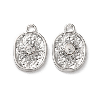 Rack Plating Alloy Pendants FIND-M038-04P-1