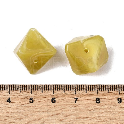 Opaque Acrylic Beads OACR-D320-02I-1