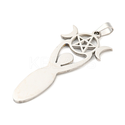 Non-Tarnish 304 Stainless Steel Pendants LS-STAS-P330-02P-1
