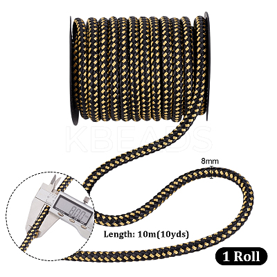 10M Round Braided Imitation Leather Cord OCOR-WH0105-061E-1