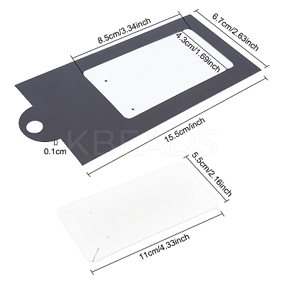 Foldable Creative Kraft Paper Box CON-WH0077-08A-1