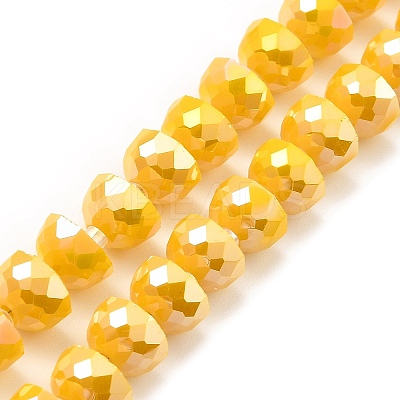 AB Color Plate Glass Beads Strands EGLA-P051-02A-B02-1