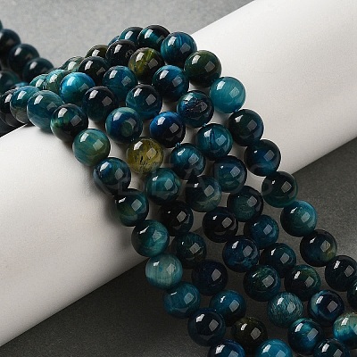 Grade AB+ Dyed Natural Tiger Eye Beads Strands LS-G-G102-A02-02-1