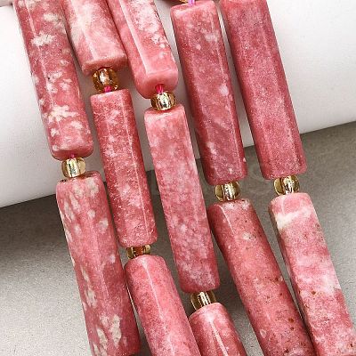 Natural Thulite Beads Strands G-D353-A01-1