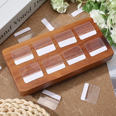 200Pcs Transparent Self Adhesive Hang Tabs KY-CA0001-57-1