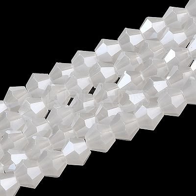 Imitation Jade Electroplate Glass Beads Strands LS-EGLA-F029-J4mm-A06-1