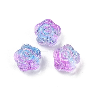 Transparent Glass Beads DGLA-E004-04L-1