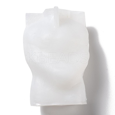 DIY Naked Men Candle Making 3D Bust Portrait Silicone Molds DIY-G047-01-1