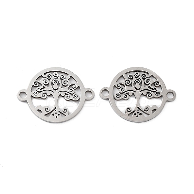 Tarnish Resistant 201 Stainless Steel Connector Charms STAS-A090-17P-1