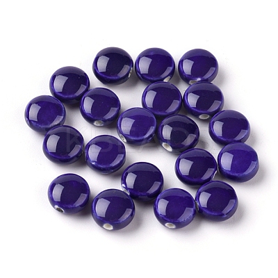 Handmade Porcelain Beads X-PORC-S496-E18-10mm-1