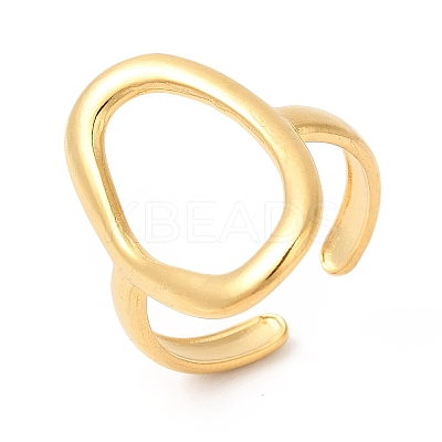 Ion Plating(IP) 201 Stainless Steel Finger Ring RJEW-E063-49G-1