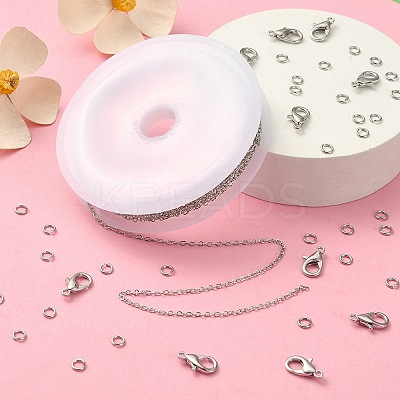 DIY Chain Bracelet Necklace Making Kit DIY-YW0007-05P-1