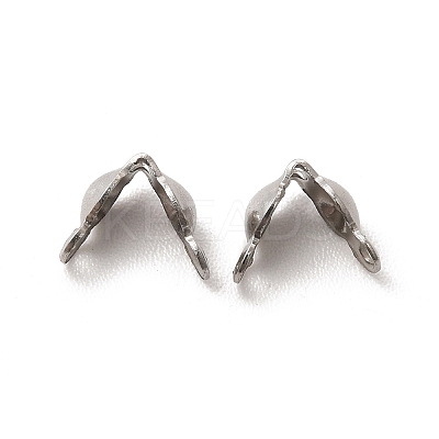 Tarnish Resistant 304 Stainless Steel Bead Tips STAS-L207-22B-P-1