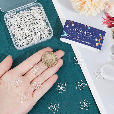 100Pcs Tibetan Style Alloy Pendants FIND-SC0009-48S-1