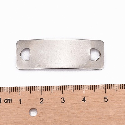Tarnish Resistant Rectangle 304 Stainless Steel Links connectors STAS-I045-33-1