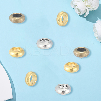 300Pcs 3 Colors Alloy Spacer Beads TIBEB-PA0001-10-1
