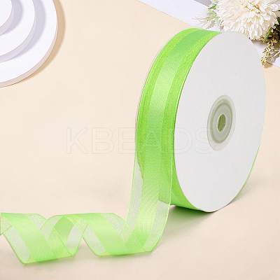 1Roll Solid Color Organza Ribbons ORIB-CY0001-02J-1