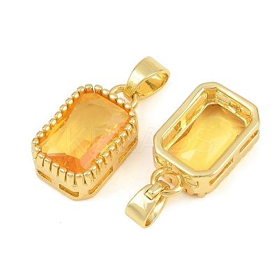 Brass & Glass Pendants GL-CBA96FD-02G-01-1