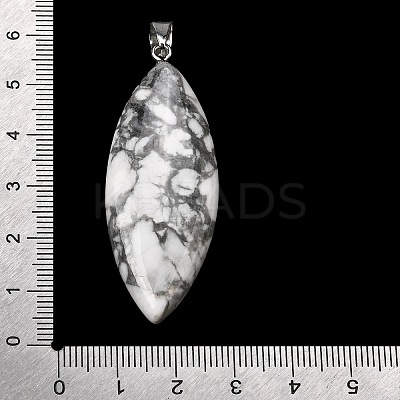 Natural Howlite Big Pendants G-F820-06Q-1