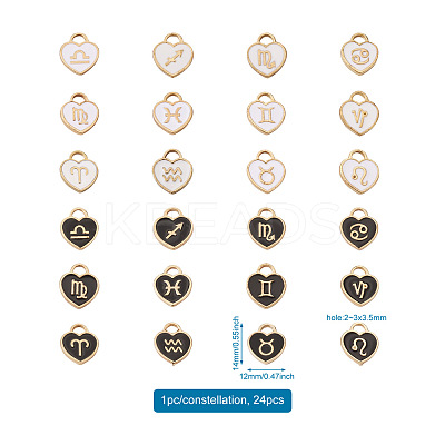 Alloy Enamel Charms ENAM-TA0001-20-1
