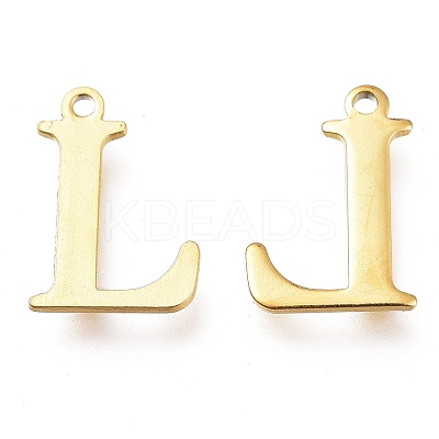 PVD Vacuum Plating 304 Stainless Steel Charms STAS-H112-L-G-1