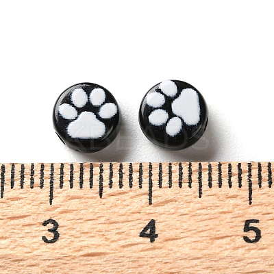 Opaque Acrylic Beads OACR-Z027-04B-01-1