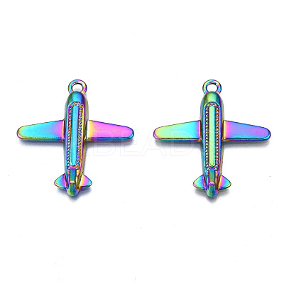 Rainbow Color Alloy Pendants PALLOY-N156-192-NR-1