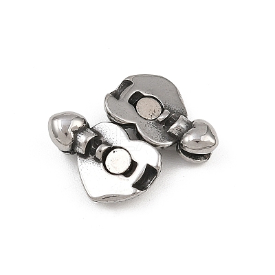 316 Surgical Stainless Steel Magnetic Clasps STAS-Z165-09AS-02-1