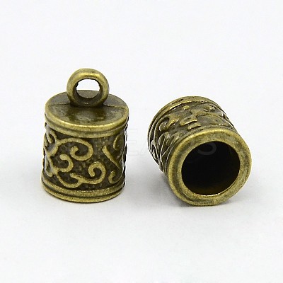 Tibetan Style Cord Ends LS-TIBEP-LF10887YKG-AB-LF-1
